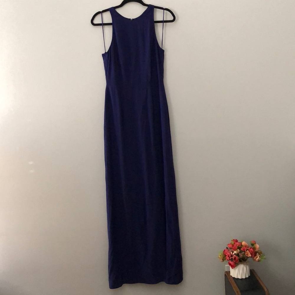 Racer back maxi dress with side slit